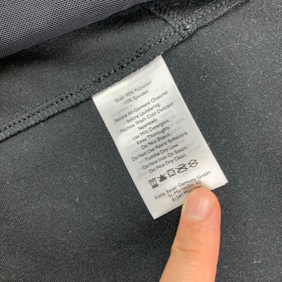 Eddie Bauer First Ascent Mens Sandstone Backbone Jacket Medium Black Full Zip - Picture 8 of 10